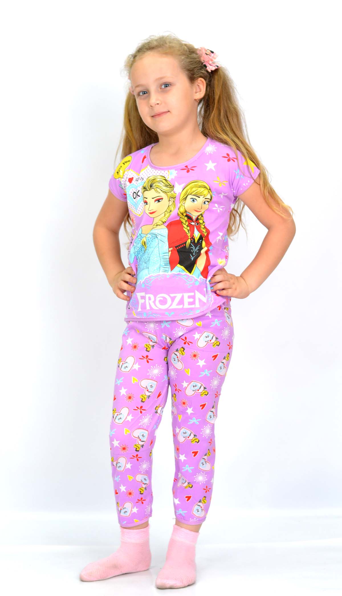 Пижама для девочек со снежной королевой