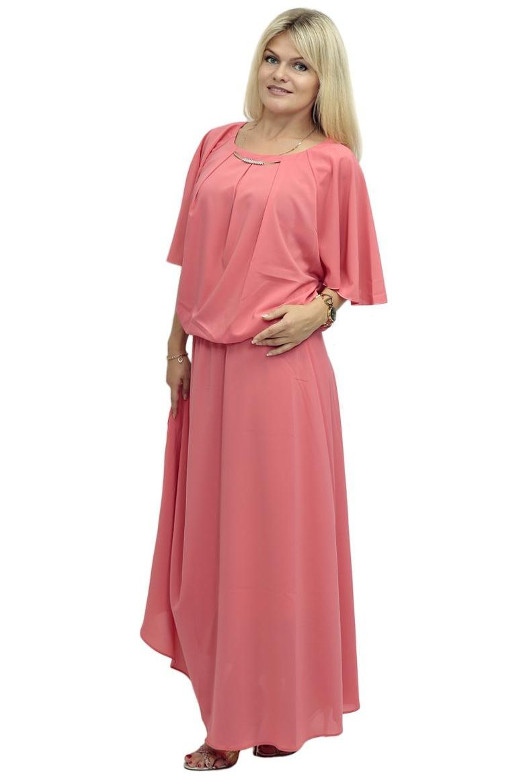фото платье длинное в пол розовое