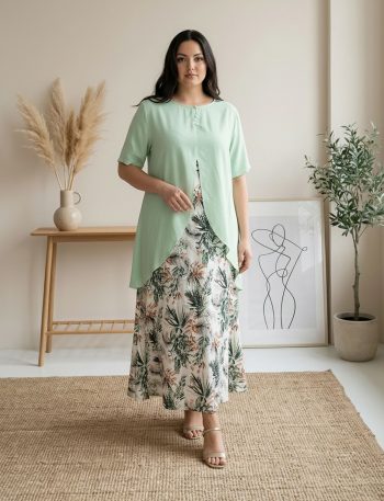 фото модных женских платьев больших размеров от  производителя